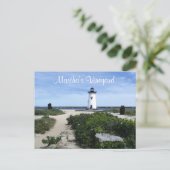 Carte postale de Martha's Vineyard Edgartown Light (Debout devant)