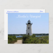 Carte postale de Martha's Vineyard Edgartown Light (Devant / Derrière)