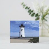 Carte postale de Martha's Vineyard Edgartown Light (Debout devant)