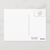 Carte postale de masquage de Mardi Gras (Dos)