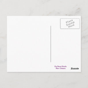 Carte postale de masquage de Mardi Gras