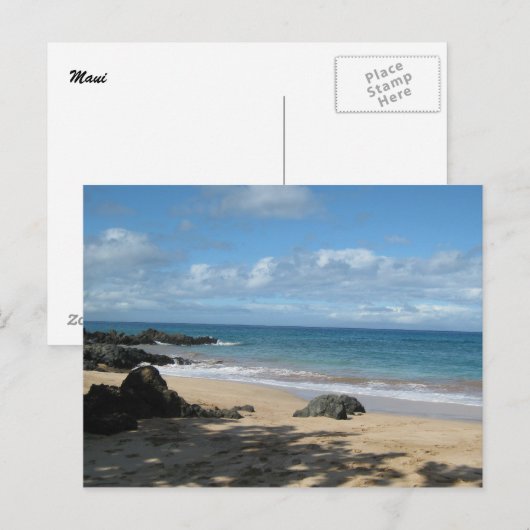 Carte postale de Maui Beach (Devant / Derrière)