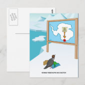 Carte postale de mauvais fonctionnement GPS Pigeon (Devant / Derrière)