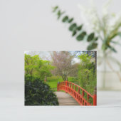 Carte postale de méditation Red Bridge (Debout devant)