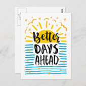 Carte Postale De meilleurs jours (Devant / Derrière)