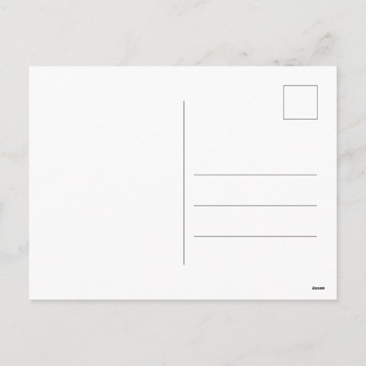 carte postale de Menorah d'aquarelle de Hanoukka (Dos)