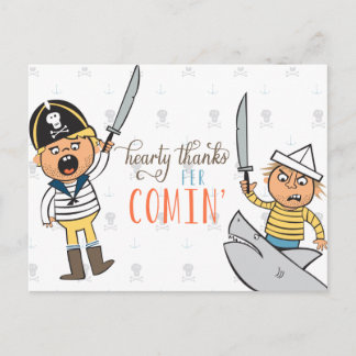 Carte postale de Merci à éponge