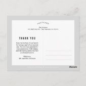 Carte postale de Merci de couleur de l'amour de gr (Dos)