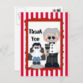 Carte postale de Merci de la Boutique de Barber (Devant / Derrière)