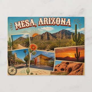 Carte postale de Mesa Arizona