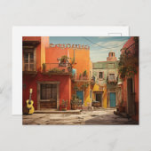 Carte postale de Mexico Streets (Devant / Derrière)