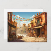 Carte postale de Mexico Streets (Devant / Derrière)