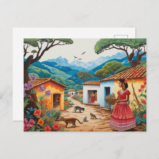 Carte postale de Mexico Streets (Devant / Derrière)