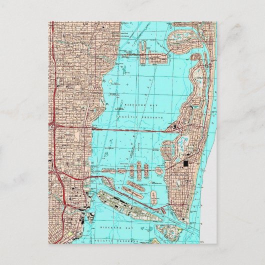 Carte postale de Miami Floride (Devant)
