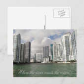 Carte postale de Miami River (Devant / Derrière)