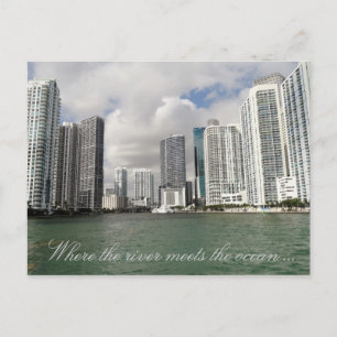 Carte postale de Miami River