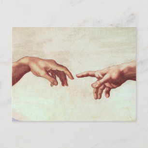 Carte Postale  de Michelangelo - Main tendue