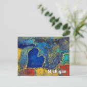 Carte postale de Michigan Artwork (Debout devant)