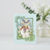 Carte Postale De mignons anges Vintages (Debout devant)
