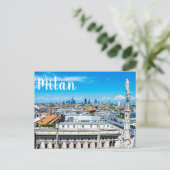 Carte postale de Milan skyline (Debout devant)