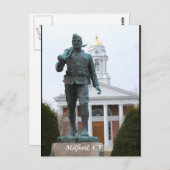 Carte postale de Milford, CT (Devant / Derrière)