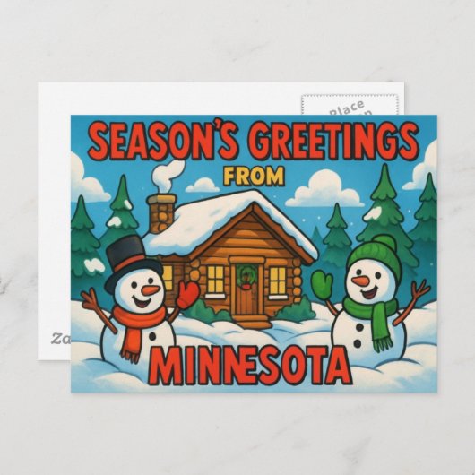 Carte postale de MINNESOTA (Devant / Derrière)