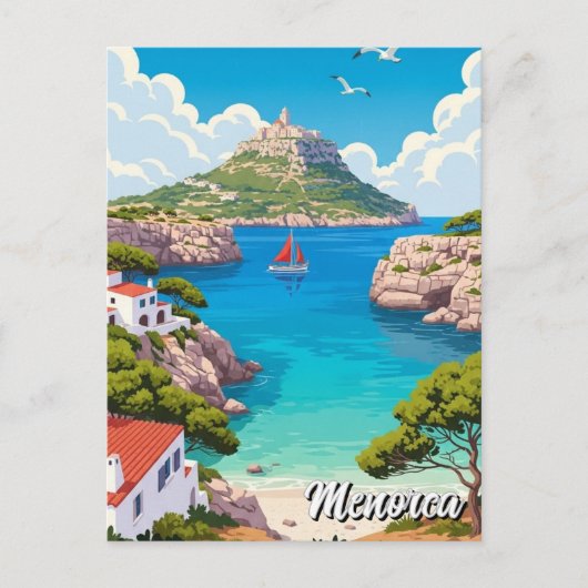 Carte postale de Minorque en Espagne (Devant)