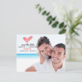 Carte postale de mise en demeure de type cœur pein (Debout devant)