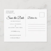 Carte postale de mise en page avec cœur doré et éc (Dos)