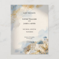 Carte postale de mise en vente de mariage à Santor
