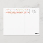 Carte postale de Moab Utah (Dos)