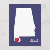 Carte postale de Mobile Alabama (Devant)