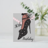 Carte postale de mode de chaussure à talon pour fe (Debout devant)