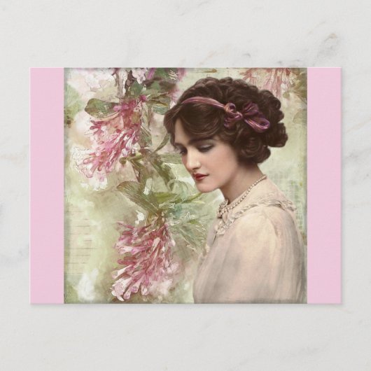 carte postale de mode vintage (Devant)