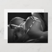 carte postale de modèle lingerie (Devant / Derrière)