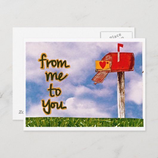 Carte Postale de moi à vous (Devant / Derrière)