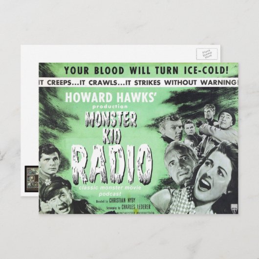 Carte postale de Monster Kid Radio (Devant / Derrière)
