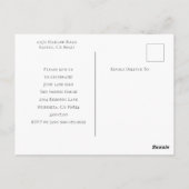 Carte postale de montagne pour le premier annivers (Dos)