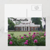 Carte postale de Monticello photographique (Devant / Derrière)