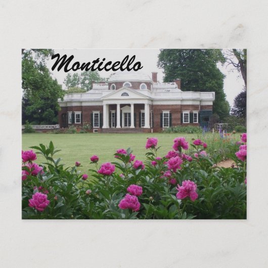 Carte postale de Monticello photographique (Devant)