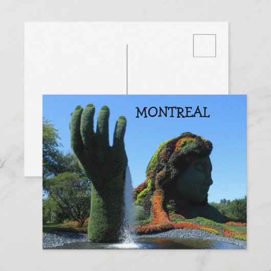 CARTE POSTALE DE MONTRÉAL (Devant / Derrière)