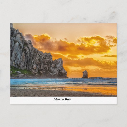 Carte postale de Morro Rock Beach (Devant)