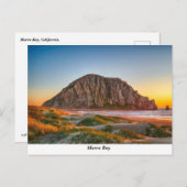 Carte postale de Morro Rock Beach (Devant / Derrière)