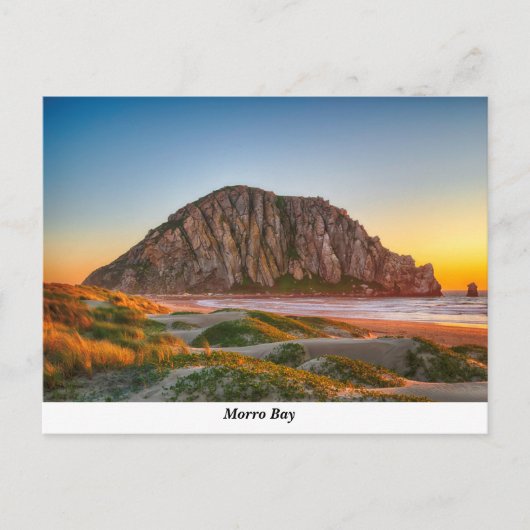 Carte postale de Morro Rock Beach (Devant)