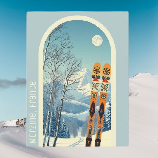Carte postale de Morzine France ski