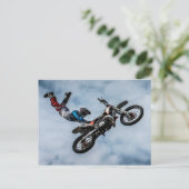 Carte postale de motard (Debout devant)