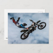 Carte postale de motard (Devant / Derrière)