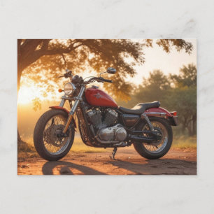 Carte postale de moto