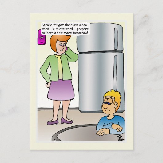 Carte postale de mots grossiers (Devant)