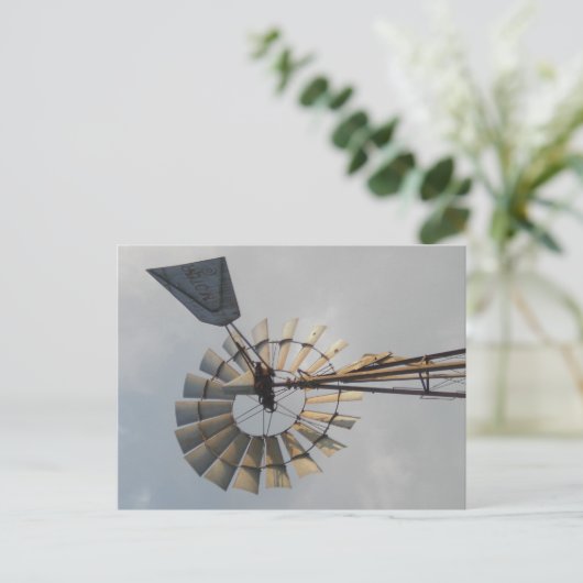 Carte postale de moulin à vent (Debout devant)